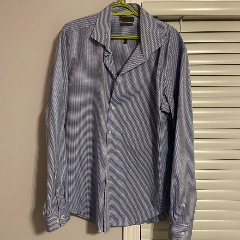 Calvin Klein Dress Shirt (Blue)
